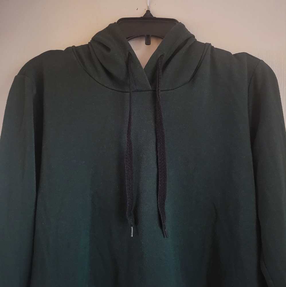 Green hooded sweatshirt - Picture 2 of 5